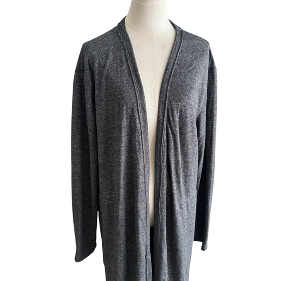 FREE PEOPLE BEACH FP Bicoastal Heather Gray Duster Cardigan Sz L‎ Casual Relaxed - Picture 7 of 10